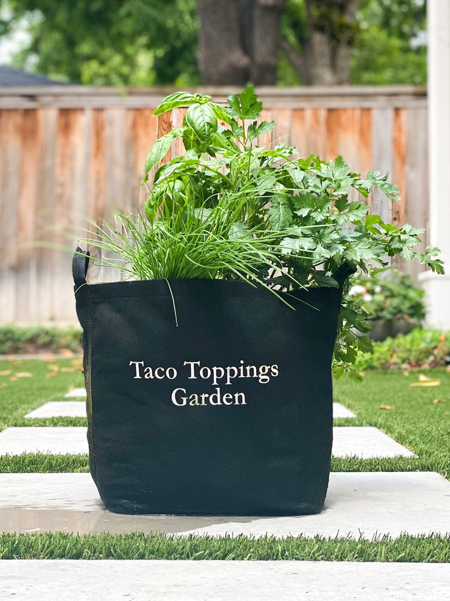 Taco Toppings Garden Kit‎ with peppers + seasonal herbs