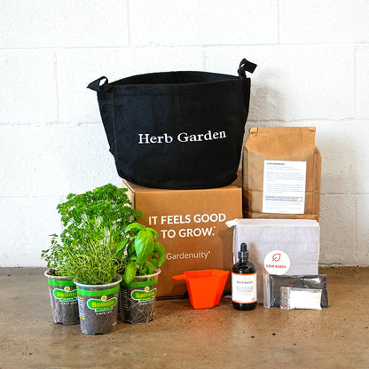 Herb Garden Kit‎ with seasonal culinary herbs